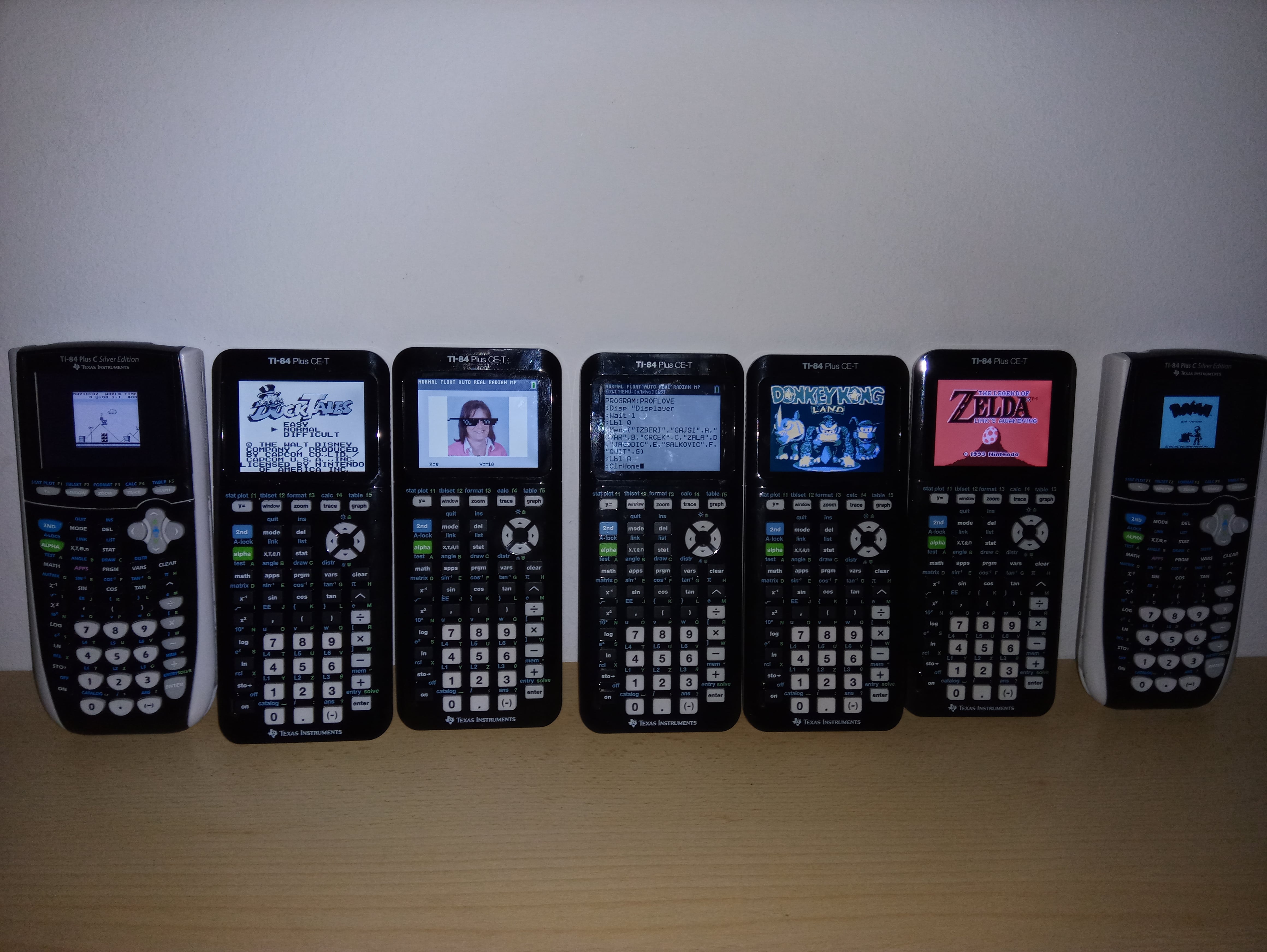 A lot of programmable calculators with various apps installed on them